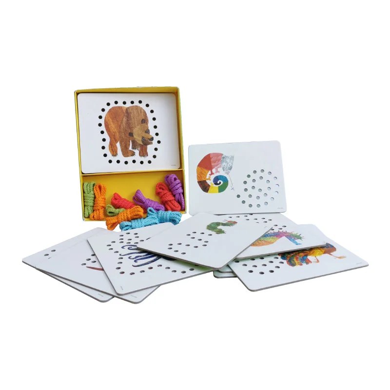 Animal Lacing Cards de Eric Carle