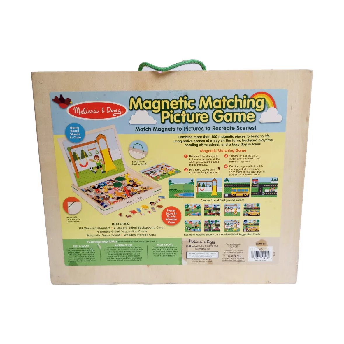 Juego Magnético Coincidir Imágenes